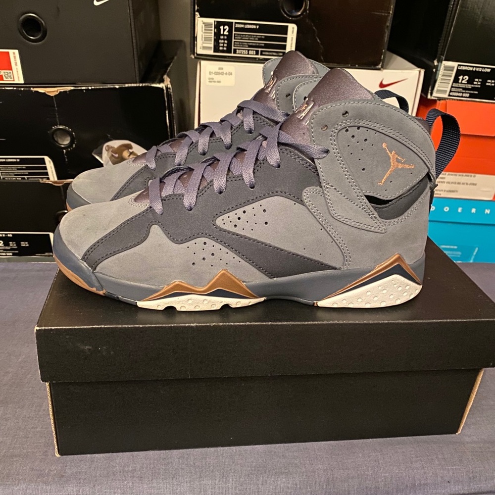 AIR JORDAN 7 RETRO GG SIZE 6.5 BLUE DUSK Pre-owned